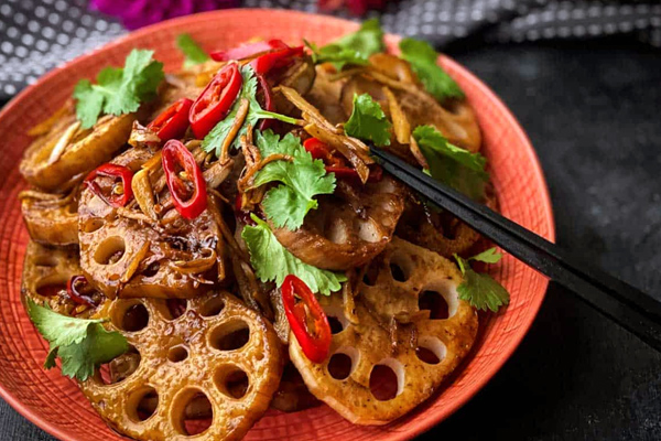 China Wok-Fried Lotus Root